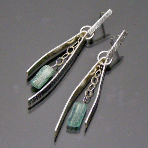 Roman Glass Earrings